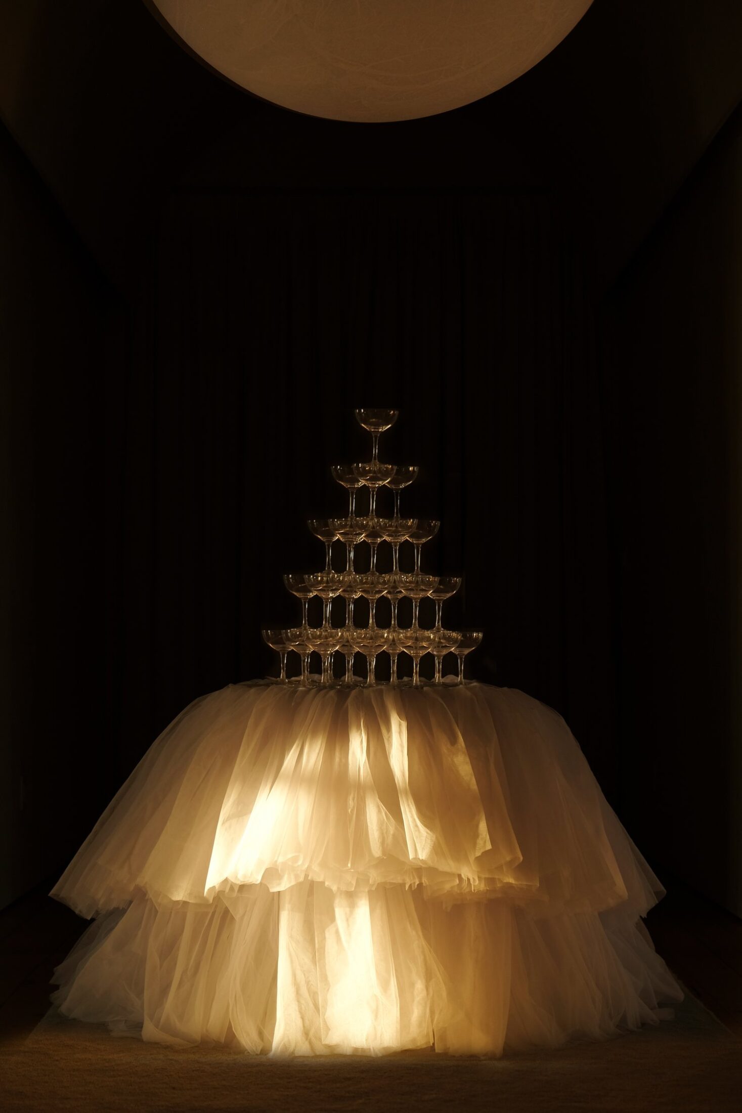 An Indulgent Champagne Tower